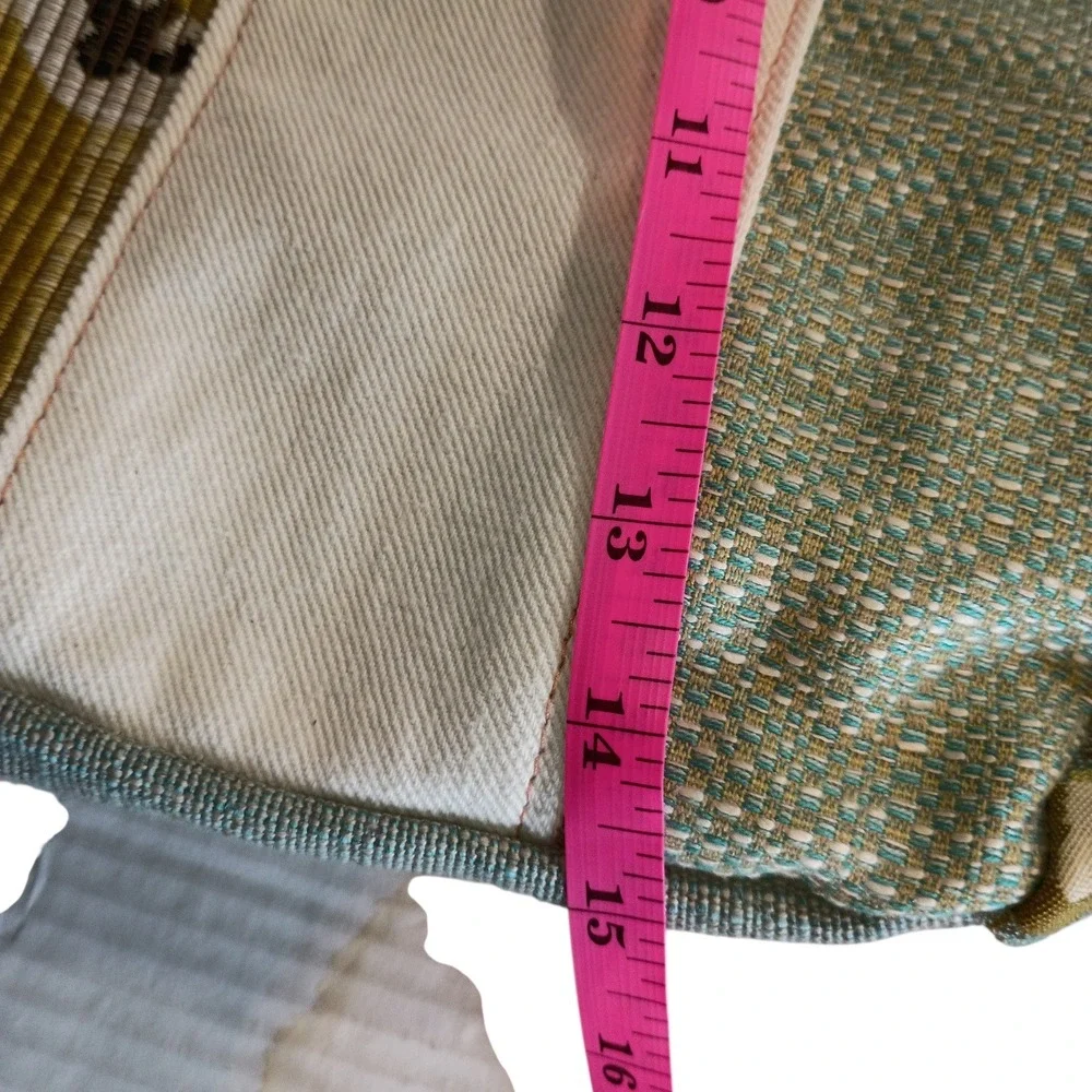 Handmade Patchwork Tote Bag Multicolor Floral Damask‎ Canvas Shoulder Bag 15x14